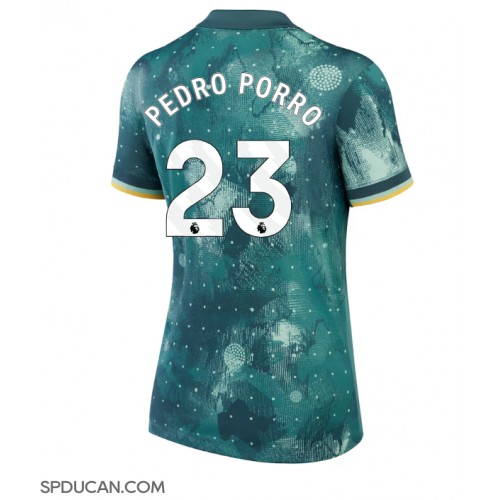 Zenski Nogometni Dres Tottenham Hotspur Pedro Porro #23 Rezervni 2024-25 Kratak Rukav